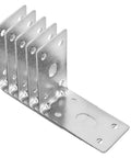 Sturdy Heavy Duty Iron L Shape Shelf Brackets Set Of 5 90 Degree Corner Supports For Shelves And Furniture Easy To Install