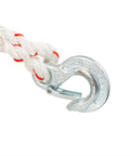 Three Quarter Ton Rope Puller With Fifty Foot Three Strand Twisted Polydacron Rope Included One Piece Aluminum Alloy Ratchet Wheel