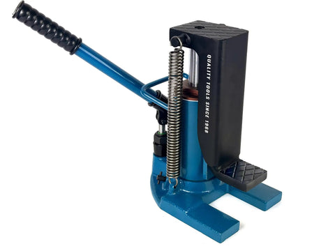 Hydraulic Toe Jack For Containers And Machines, Low Profile Lift With 2.5 To 5 Ton Capacity, 0.7 Inch Minimum Clearance, Machined Cylinder Housing, Over Travel Protection, Heavy Duty Industrial Lifting Tool
