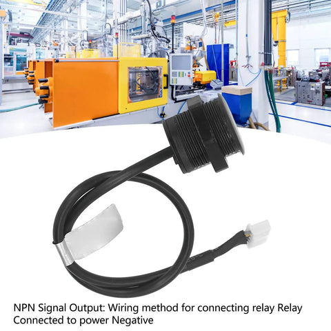 IP65 Lidar Distance Sensor with 4m Adjustable Range, 1000Hz UART, dustproof housing, shown with connecting cable.