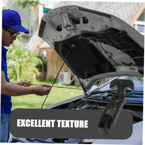 Person working on car with Two Pack Flexible Latch Kit For Toolbox And Cabinet Hoods, Beefy Built Tough Heavy Duty T Handle Hasp