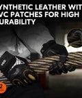 Two Pair Heavy Duty Safety Work Gloves For Mechanics And Construction Anti Vibration And Impact Resistant Rigger Gloves