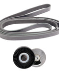 Heavy Duty Serpentine Drive Belt And Tensioner Repair Kit Fits 1993 1994 1995 1996 Ford E 150 E 250 E 350 Econoline Wagons with belt and tensioner