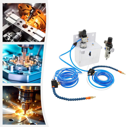 Premium 110v Mist Coolant Spray System For Cnc Lathes And Milling Machines. High Pressure Cutting Fluid Fogger With Durable Build For Precision Metalworking And Industrial Machining Operations Right At Your Fingertips