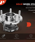 2 Pack Rear Wheel Bearing And Hub Assembly For Mazda 3 2004 2013 3 Sport 2009 2013 And 5 2006 2010 2012 2017 5 Lug Compatible With 4 Wheel ABS Heavy Duty