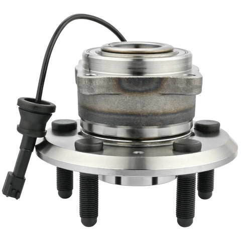 Rear Wheel Bearing And Hub Assembly Fits Chevy Equinox And GMC Terrain 2010 Through 2017 5 Lug With ABS Bolt On Drop In Replacement