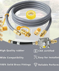 Propane To Natural Gas Conversion Kit For Weber Genesis Grills Genesis II Spirit Spirit II With 10Ft Natural Gas Hose And Regulator