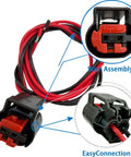 Beat The Heat Engine Coolant Temperature Sensor With Wiring Harness Connector showing wire assembly for easy connection.