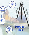 Three Leg Universal Dinghy Lift Slings For Inflatable Boats, Adjustable 3 Point Sling With Stainless Steel Hardware