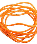 Orange spiral cable tidy sleeve for 6mm and 10mm wires, durable cord management band, tube winding and hose wraps in orange, great for home office