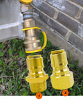 Half Inch Quick Connect Disconnect Plug Fittings Set for Gas Grills brass NPT male and female connectors propane hose adapter