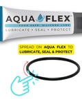 Premium Silicone Lubricant Grease NSF H1 Food Grade Registered tube with O-ring for sealing and protection use.