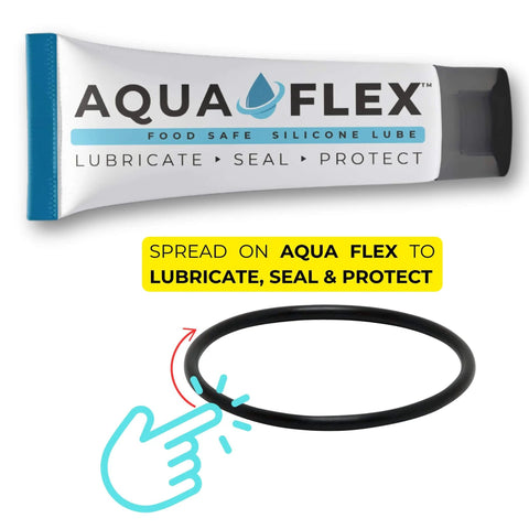 Premium Silicone Lubricant Grease NSF H1 Food Grade Registered tube with O-ring for sealing and protection use.