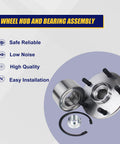 Front Wheel Bearing And Hub Assembly 518509 Compatible With ES300 RX300 Camry Avalon Sienna Solara And Toyota Models Front 5 Lug Bolts No ABS Replaces Front Wheel Hub Unit Fits Your Ride 1992-2004