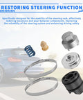 Beefed Up Steering Rack Repair Kit For BMW 1 Series Through 4 Series And X Line F20 F21 F25 F30 F31 F32 F33 F36 F48 Direct Fit OEM Replacement With 32 10 6 891 974 And 860702001 components displayed.