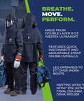 Hella Durable Cat 4 Arc Flash PPE Kit XL double layer Westex Ultrasoft overalls with adjustable straps and gloves for field crews.