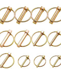 Tractor Lynch Pin Kit 12 Pin Set In Four Sizes For 3 Point Hitch Assortment Includes Linch Pins For Secure Attachments Farm Implements