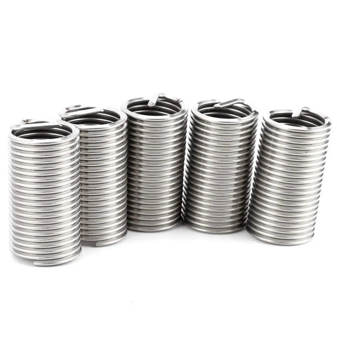 5 Piece Stainless Steel Wire Thread Insert Kit With Protective Coil Sleeve For Screw Repair Heavy Duty M24x3x3D Pro Grade Fastener Repair Kit For Metal Workpieces And Machinery