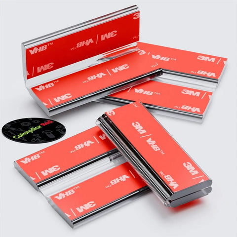 Heavy Duty Flex Piano Hinges Two Inch Wide Self Sticking No Glue Needed Low Profile Clear Acrylic Strip For Quick Fixups And Diy Setup Four Pack Solid on a light background.