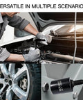 3/8-Inch Drive Impact Socket Set With 95 Pieces being used in automotive repairs.