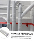 Heavy Duty Waterproof Leak Repair Tape For Plumbing And Outdoor Quick Fix Watertight Seal For Pools Buckets Tarps And More Indoor Or Outdoor Use Flexible Mending Tape applied on pipes