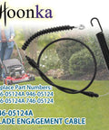 Blade Engagement Cable For 42 Inch Deck Riding Mowers Go To OEM Replacement Fits Troy Bilt Pony Horse Bronco Mowers
