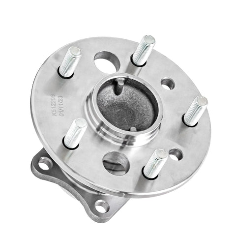 4 Piece Front Wheel Bearings And Rear Hub Bearings Kit For 2005-2012 Toyota Avalon, showing a rear hub with bolts visible.