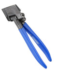 Sheet Metal Seamer Tong 3 Inch Straight Bender For DIY And Pros, A Real Pro Grade Tool For HVAC Auto Repair And Home Projects, with blue handle