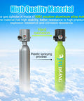 Half Liter Mini Scuba Tank Portable Lung Tank 3000 PSI DOT Certified Dive Air Tank in aluminum and plastic finish, two colors.