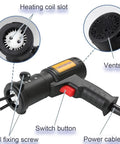 Heavy Duty Induction Bolt Remover And Handheld Induction Heater Tool With 1500 Watts showing heating coil slot and switch button.