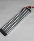 No Fluff 220V 3000W PTC Ceramic Air Heater With A Rock Solid Insulated Element For Cars And Industrial Gear Steady Constant Warmth Without The Headache 380 By 76 MM angled view showing ceramic heating element and connectors.