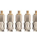 5 Pcs Universal Tire Inflator Adapter And Air Compressor Quick Swap Connector Set Hella Versatile brass and steel pneumatic connectors