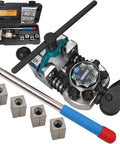 SEEKSELF brake line flaring tool kit with blue-handled bar, die blocks, and hard case.