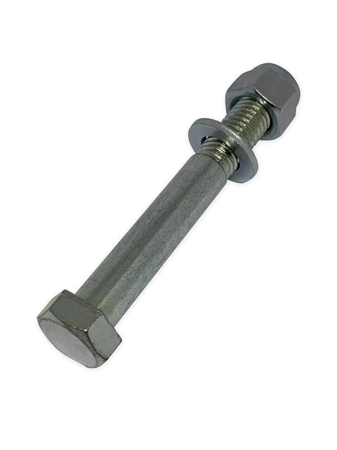 Bolt from Beefy 2 Pack 4 Inch Circumference V Groove Gate Wheel Rollers, Heavy Duty Steel With Sealed Bearings, Chrome Finish