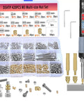 Pro Grade M3 Threaded Inserts Kit For 3D Printing With Heat Set Inserts Bolts Nuts And 60W Digital Soldering Iron Kit