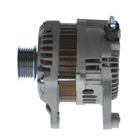 Side view of Premium 100 Amp Drop In Replacement Alternator For Mazda 3 3 Sport 6 CX 3 CX 5 And Miata Direct Fit 100 Percent New