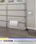 Stainless Steel Wall Plate For Toggle Switches 3 Gang 4.50 By 6.38 Inches Corrosion Resistant Cover Brushed Silver Finish in garage