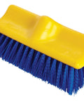 10 Inch Synthetic Fill Wash Brush Head For Brooms Blue Heavy Duty Indoor Outdoor Grime Busting Scrub Brush