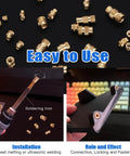220 Piece Threaded Inserts Kit With Heat Set Tool For 3D Printing And DIY Makers, brass knurled nuts installation and use