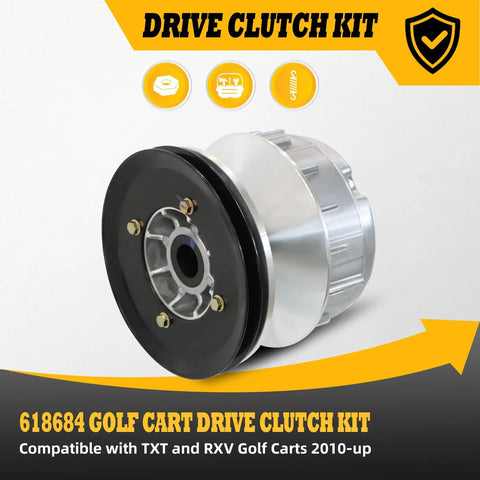 Drive Clutch For TXT And RXV Golf Carts 2010 And Up Beefed Up Heavy Duty Replacement Part For Golf Cart Transmission