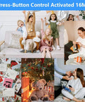 Image showcasing holiday fun with the Push Button Activated Sound Recording Module With Built In Speaker And Usb Type C Cord For Plug And Play Ease And Dope Diy Makers Who Want Clean Audio For Holiday Cards And Custom Gift Tags Two Pack Blue.