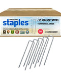 200 Pack 6 Inch Landscape Staples Heavy Duty Pro Grade For Securing Landscape Fabric Ground Cover And Drip Irrigation Tubing Trusted By Farmers And Contractors Across The USA