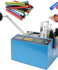 Heavy Duty Automatic Heat Shrink Tube Cutting Machine, 250W Electric Cable Cutter for various size tubes and sleeves.