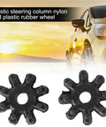 Top Quality Flexible Steering Coupler Kit 30Pcs Smooth Drive For I30 Universal Fit Durable Steering Column Connector Reduce Vibe Easy Swap, black nylon rubber coupler set