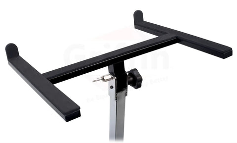 Rolling Studio Mixer Stand On Casters With Adjustable Height For Home Studio And Onstage Use MobileTILT Series close-up