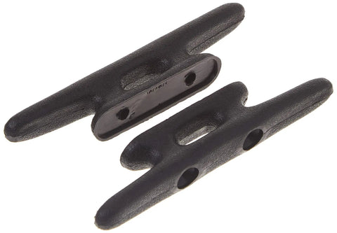 Nylon Dock Cleats 4 Inch Long Pre Drilled For Size 12 Fasteners Sold In Pairs Anchor Tie Off Or Temporary Docking Lightweight Yet Rock Solid Marine Hardware For Secure Ties