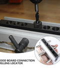 Self Centering Dowel Drilling Locator Jig With Six Hardened Steel Bushings for precise wood doweling in DIY projects.