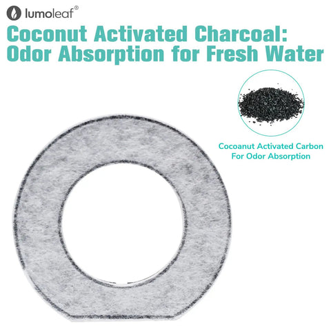 Replacement Coconut Activated Charcoal Filters For No Spill Dog Water Bowls 70oz/2L And 135oz/4L Odor Busting Fresh Water