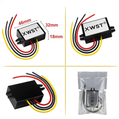 Swap Out Your 24V To 85V Input For A Rock Solid 12V Without Breaking A Sweat This Heavy Duty Dc Dc Converter Hands Out Up To 6 Amps For Cars Rvs And Gear Projects Sweet Power Flow Guaranteed, featuring a compact design with 4 wires.