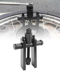 Pro Motorcycle Bearing Puller Tool Kit With Seven Collets For 8 To 25 Mm Wheel Hub Extraction Uses Alloy Steel Rod For Safe Extraction on motorcycle wheel hub